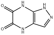 1H-Pyrazolo[3,4-b]pyrazine-5,6-diol(8CI) Struktur