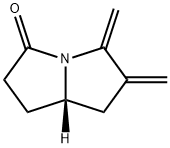 3H-Pyrrolizin-3-one,hexahydro-5,6-bis(methylene)-,(7aS)-(9CI) Struktur