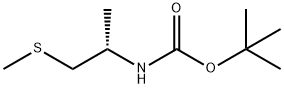 Carbamic acid, [(1S)-1-methyl-2-(methylthio)ethyl]-, 1,1-dimethylethyl ester Struktur