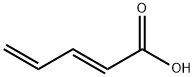 trans-2,4-Pentadienoicacid Struktur