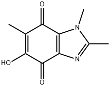 1H-Benzimidazole-4,7-dione, 5-hydroxy-1,2,6-trimethyl- (9CI) Struktur