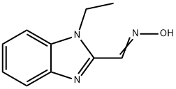 1H-Benzimidazole-2-carboxaldehyde,1-ethyl-,oxime(9CI) Struktur