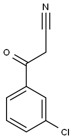 3-CHLOROBENZOYLACETONITRILE Struktur