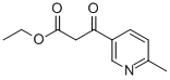 ethyl 3-(2-methyl-5-pyridyl)-3-oxopropionate Struktur