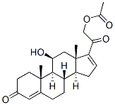 11beta,21-dihydroxypregna-4,16-diene-3,20-dione 21-acetate  