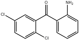 2-氨基-2,5-二氯苯甲酮 結(jié)構(gòu)式