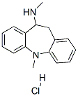 10,11-dihydro-N,5-dimethyl-5H-dibenz[b,f]azepin-10-amine hydrochloride Struktur