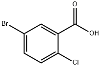 5-ブロモ-2-クロロ安息香酸 化學(xué)構(gòu)造式