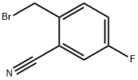 2-CYANO-4-FLUOROBENZYL BROMIDE Struktur