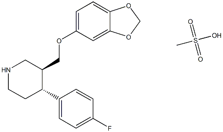 paroxetine Mesylate Struktur