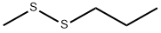 Methyl propyl disulfide Structure