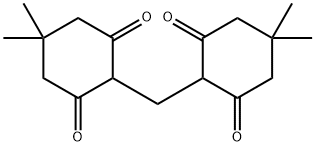 2,2'-Methylenebis(5,5-dimethylcyclohexane-1,3-dione) Struktur