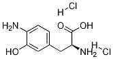 4-AMino-3-hydroxyphenylalanine Dihydrochloride Struktur