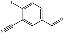 2-FLUORO-5-FORMYLBENZONITRILE Structure