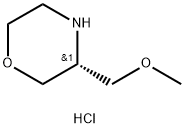 (R)-3-(MethoxyMethyl)-Morpholine HCl Struktur