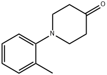 1-(2-甲基苯)哌啶-4-酮 結(jié)構(gòu)式