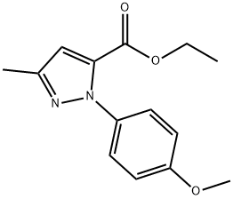 ETHYL 1-(4-METHOXYPHENYL)-3-METHYL-1H-PYRAZOLE-5-CARBOXYLATE Struktur