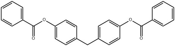 4,4'-Methylenebis(phenol)dibenzoate Struktur