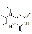 6,7-Dimethyl-8-propyl-2,4(3H,8H)-pteridinedione Struktur