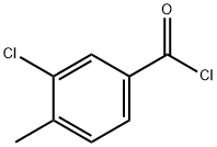 3-Chloro-4-methylbenzoyl chloride Struktur