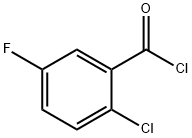 2-CHLORO-5-FLUOROBENZOYL CHLORIDE Struktur