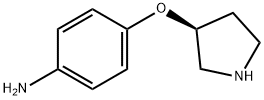 4-[(3S)-3-PYRROLIDINYLOXY]-BENZENAMINE Struktur