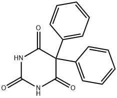 5,5-diphenylbarbituric acid Struktur