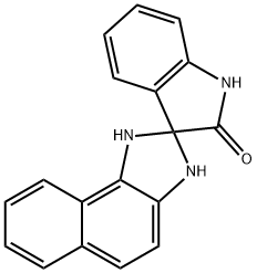 1,3-Dihydrospiro[2H-naphth[1,2-d]imidazole-2,3'-indolin]-2'-one Struktur