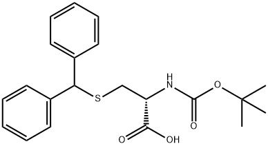 BOC-CYS(DPM)-OH Struktur