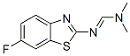 Methanimidamide, N-(6-fluoro-2-benzothiazolyl)-N,N-dimethyl- (9CI) Struktur