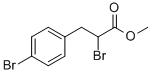 METHYL 2-BROMO-3-(4-BROMO-PHENYL)-PROPIONATE Struktur