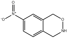 3,4-Dihydro-7-nitro-1H-2,3-benzoxazine Struktur