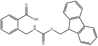 Fmoc-2-aminomethyl-benzoic acid Struktur