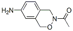 3-Acetyl-3,4-dihydro-1H-2,3-benzoxazin-7-amine Struktur