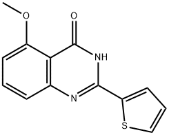 5-Methoxy-2-(thiophen-2-yl)quinazolin-4-ol Struktur