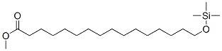 16-(Trimethylsiloxy)hexadecanoic acid methyl ester Struktur