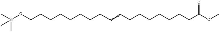 18-(Trimethylsilyloxy)-9-octadecenoic acid methyl ester Struktur