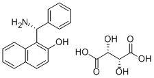 (R)-(-)-1-(ALPHA-AMINOBENZYL)-2-NAPHTHOL TARTARATE Struktur