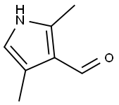 2,4-DIMETHYL PYRROL-3-CARBALDEHYDE Struktur