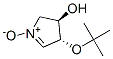 2H-Pyrrol-3-ol,4-(1,1-dimethylethoxy)-3,4-dihydro-,1-oxide,(3R,4R)-(9CI) Struktur