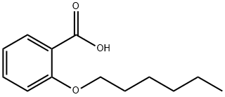 2-n-Hexyloxybenzoic acid Struktur