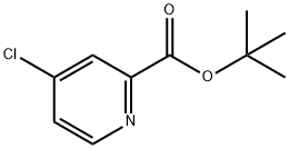 4-Chloropyridine-2-carboxylic acid tert-butyl ester Struktur