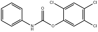 Carbanilic acid 2,4,5-trichlorophenyl ester Struktur