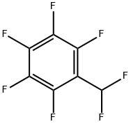 1-(difluoroMethyl)-2,3,4,5,6-pentafluorobenzene Struktur