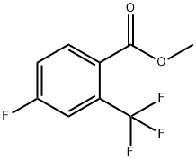 Methyl 4-fluoro-2-(trifluoroMethyl)benzoate Struktur