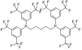 1,5-BIS[BIS(3,5-DITRIFLUOROMETHYLPHENYL)PHOSPHINO]PENTANE Struktur