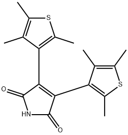 2,3-BIS(2,4,5-TRIMETHYL-3-THIENYL)MALEIMIDE Struktur