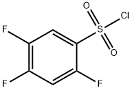 2,4,5-Trifluorobenzenesulfonyl chloride Struktur