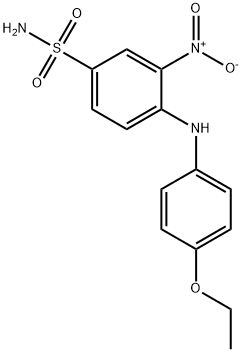 N4-(p-ethoxyphenyl)-3-nitrosulphanilamide  Struktur