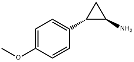 Cyclopropanamine, 2-(4-methoxyphenyl)-, (1R,2S)- (9CI) Struktur